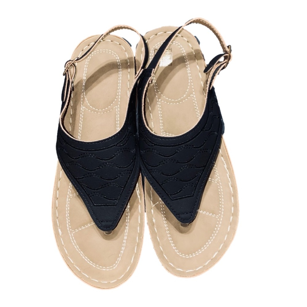 Fashionable Wedge Slingback Sandals - Picture 5 of 6